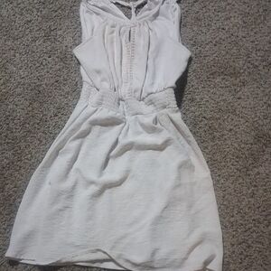 White Sleeveless Dress